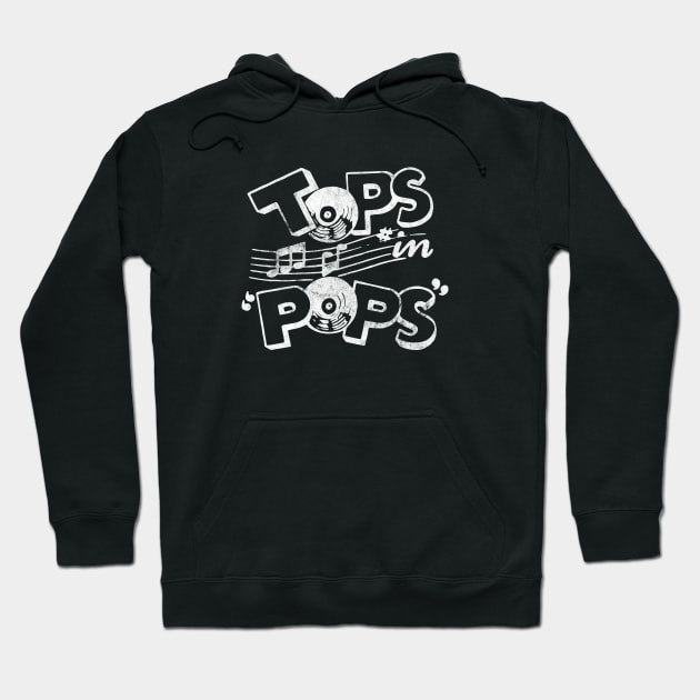 Tops in Pops - White Hoodie by Wright Art